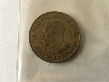1970 Kenya 5 Cent Coin