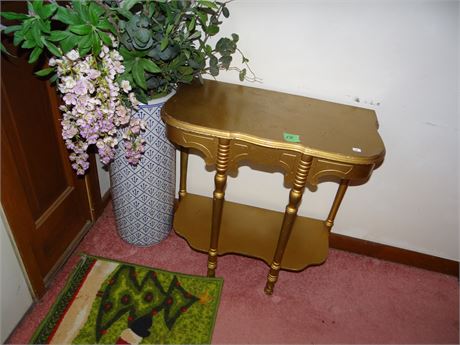 Side Table and Vase