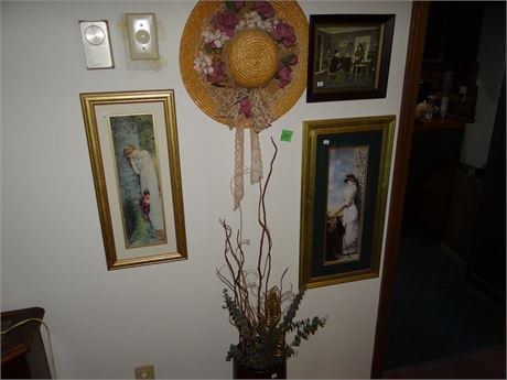 Wall Decor and Vase