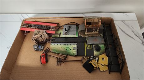 2 Flats Of Train Items