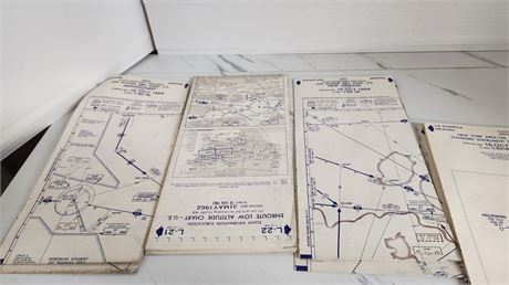 Lot Of Aviation Maps