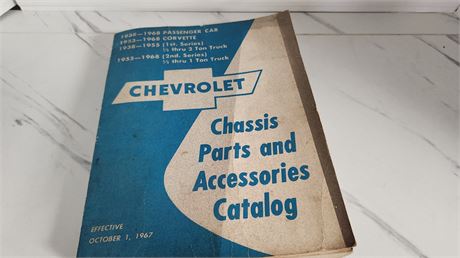 1967 Chevrolet Parts Catalog