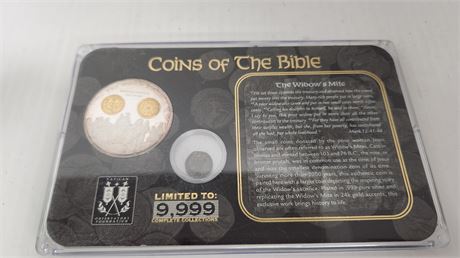 The Widow Mite. Coins Of The Bible. American Mint