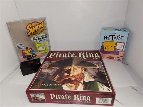 Simon Flash, Scrabble Flash, Mr. Toast, Pirate King