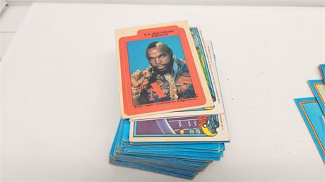 Lot Of A-Team Trading Cards