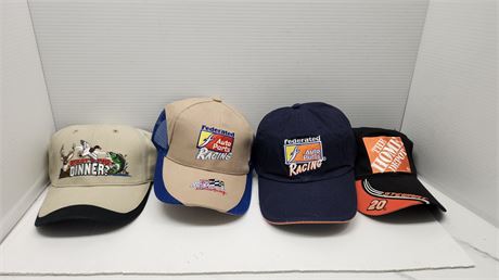 (4) Advertising Baseball hats