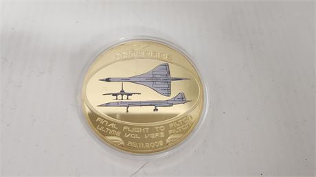 Concorde Final Flight Coin