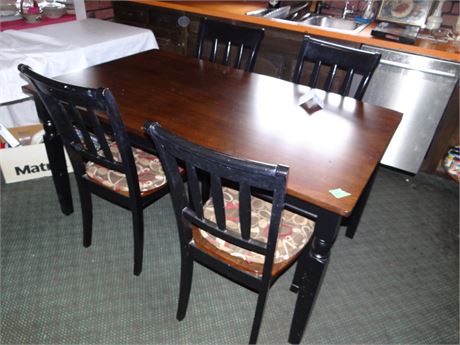 Table and 4 Chairs