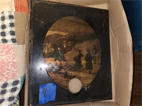 Small painting on Glass