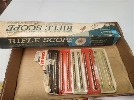 Riffle Scope and Slingshot Ammo