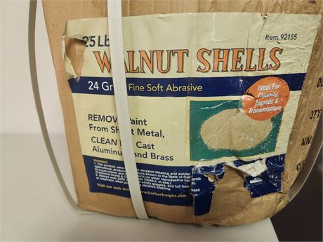 25# crushed walnut shells