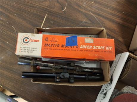 Lot Of Rifle Scopes