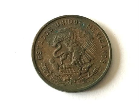 1967 Mexico 20 Centavos