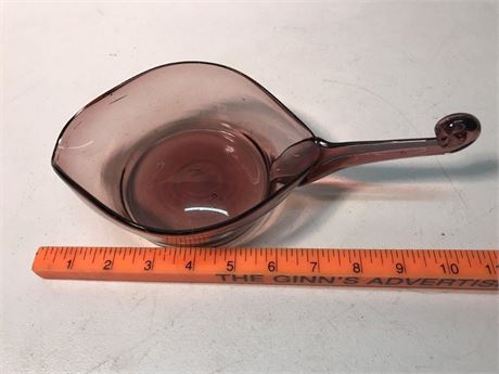 Pink Glass Creamer
