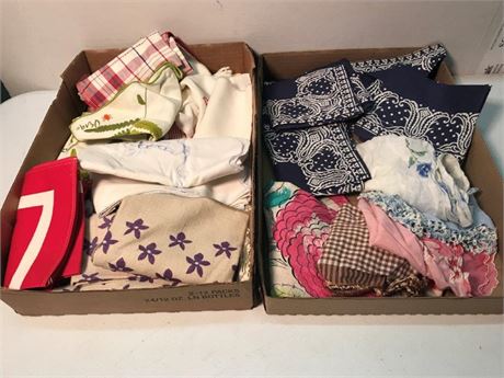 2 Flats of Handkerchiefs
