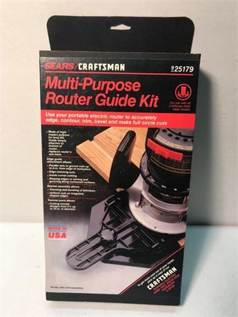 Sears Craftsman Multi-Purpose Router Guide Kit