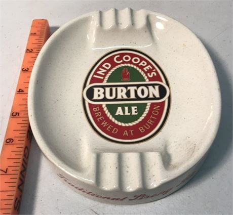 Burton Ale Ceramic Ashtray