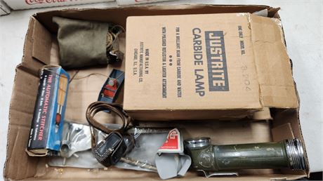 Carbide Lamp & Miscellaneous Items