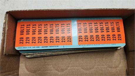 Lot Of Voltage Stickers