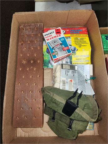 Sterno Stove, Hand warmer & Misc.