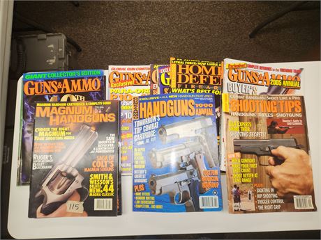 Guns and Ammo Magazine 18 issues