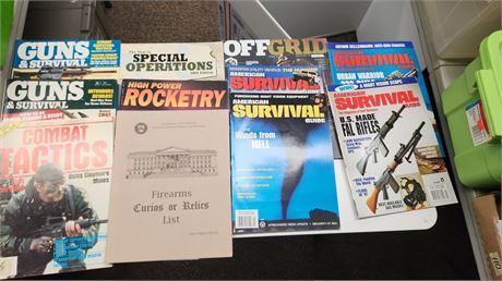 11 Issues Of Combat Magazines
