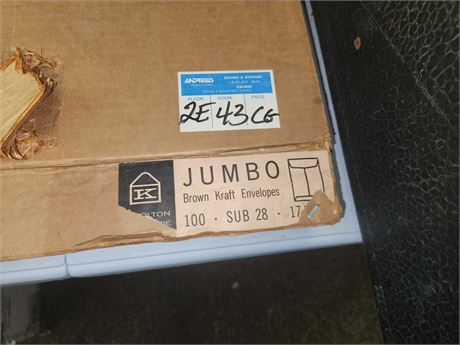 Jumbo Envolopes
