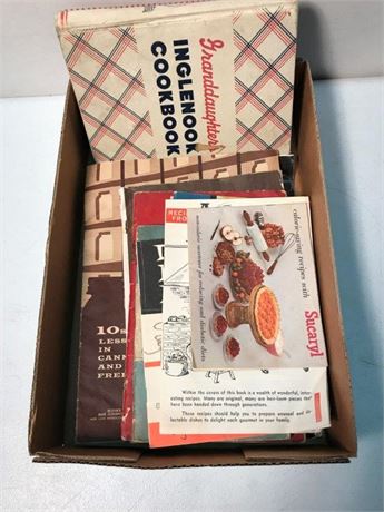 Flat of Cook Books & Recipes