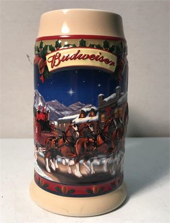 2003 Budweiser Old Towne Holiday Mug