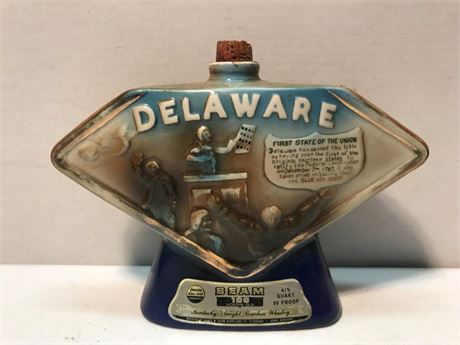 Jim Beam Delaware Bottle (Empty)