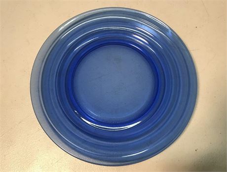 Cobalt Blue Glass Plate