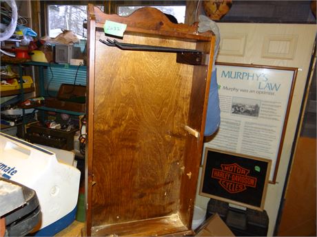 Cabinet with drying rack