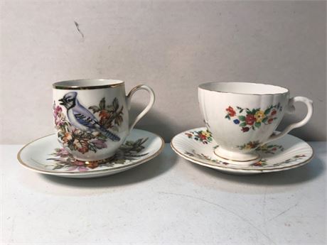 Norcrest & Crownford Teacups & Tea-plates