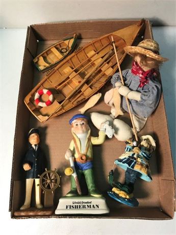 Flat of Fishing Deco