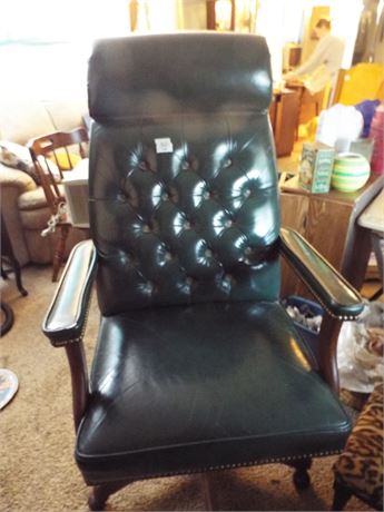Green Leather Chair