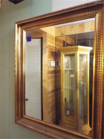 Wall Mirror Square Gold