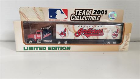 2001 Team Collectable Cleveland Indians Die Cast Semi Truck