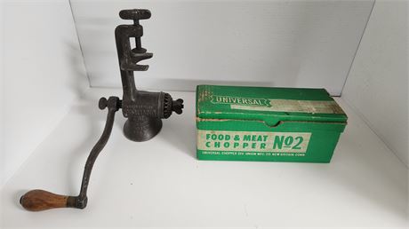 2 Meat Grinders Made By Universal Company