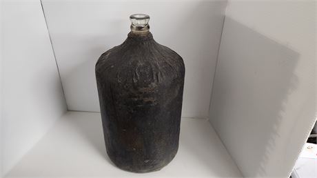 Large Wrapped Glass Jug