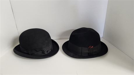 2 Vintage Men's Hats.
