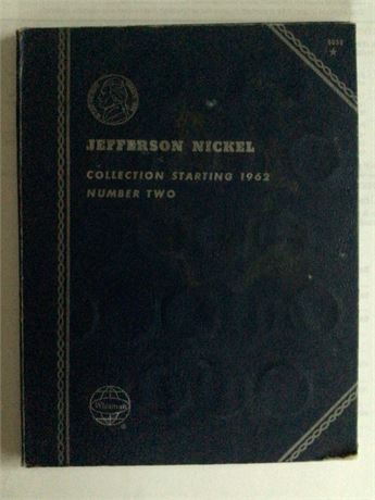 Jefferson Nickel Collection Book with a few Nickels