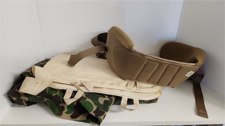 Bullet Proof Vest & Military Bag & Camo Gun bag
