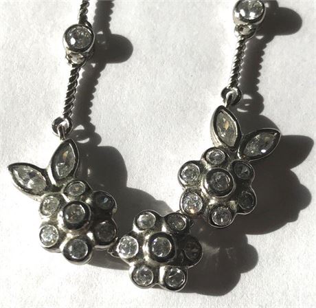 Stamped 925 China Floral Necklace