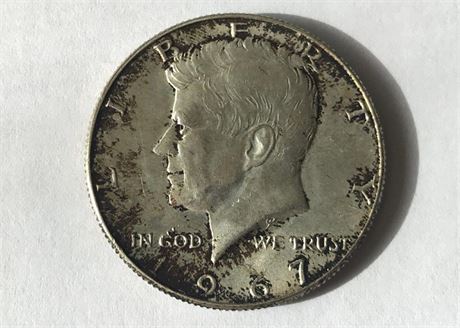 1967 US Kennedy Half Dollar