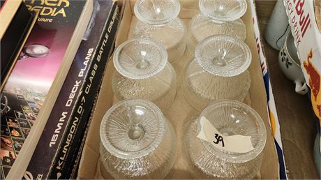 6 small Glass Bowls