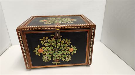 Vintage Wood Jewelry Box