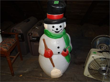 Blow Molded Snow Man