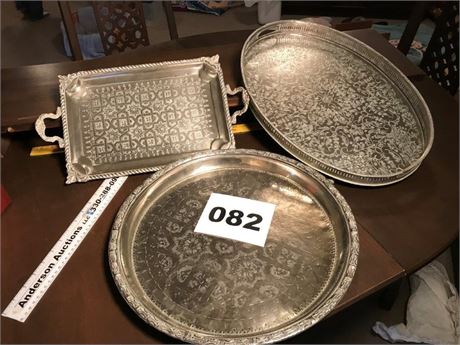 Moroccan Stamped Trays