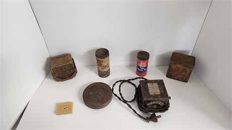Little Jeff Toy Transformer & Coasters & Tube Repair & Record Needle & Misc.Item