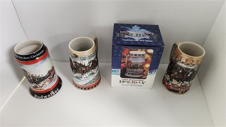 Budweiser Beer Steins